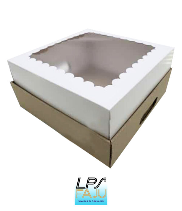 caja bandeja con visor desayuno