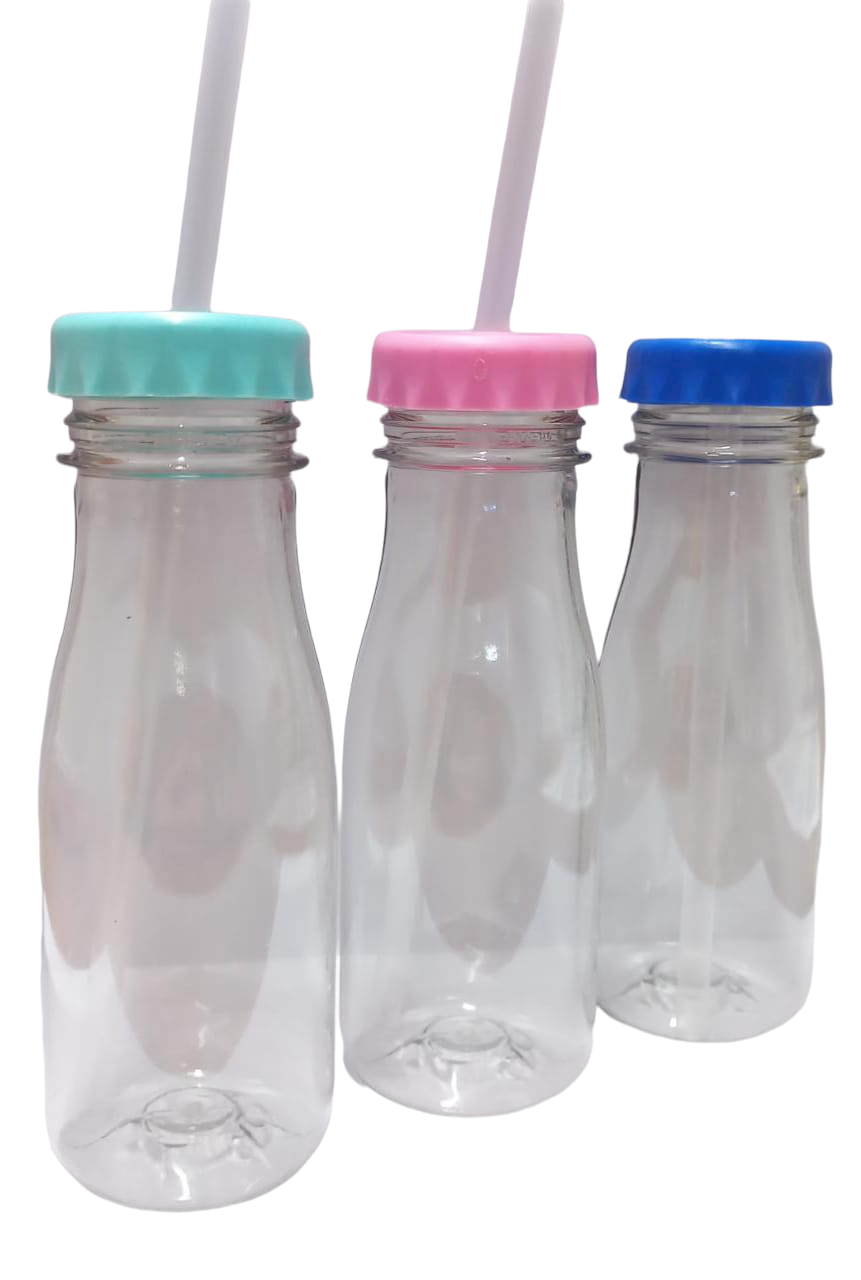 Botella de plastico PET 1 litro Lisa - LPS FAJU